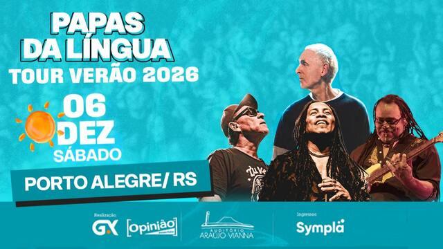 Papas da Língua | Tour Verão 2026