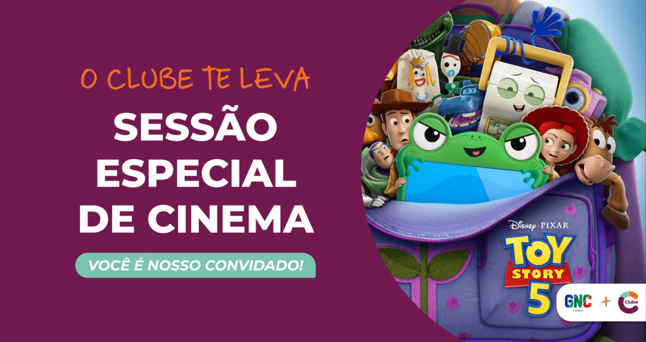 Toy Story 5 | Sessão especial de cinema com o Clube
