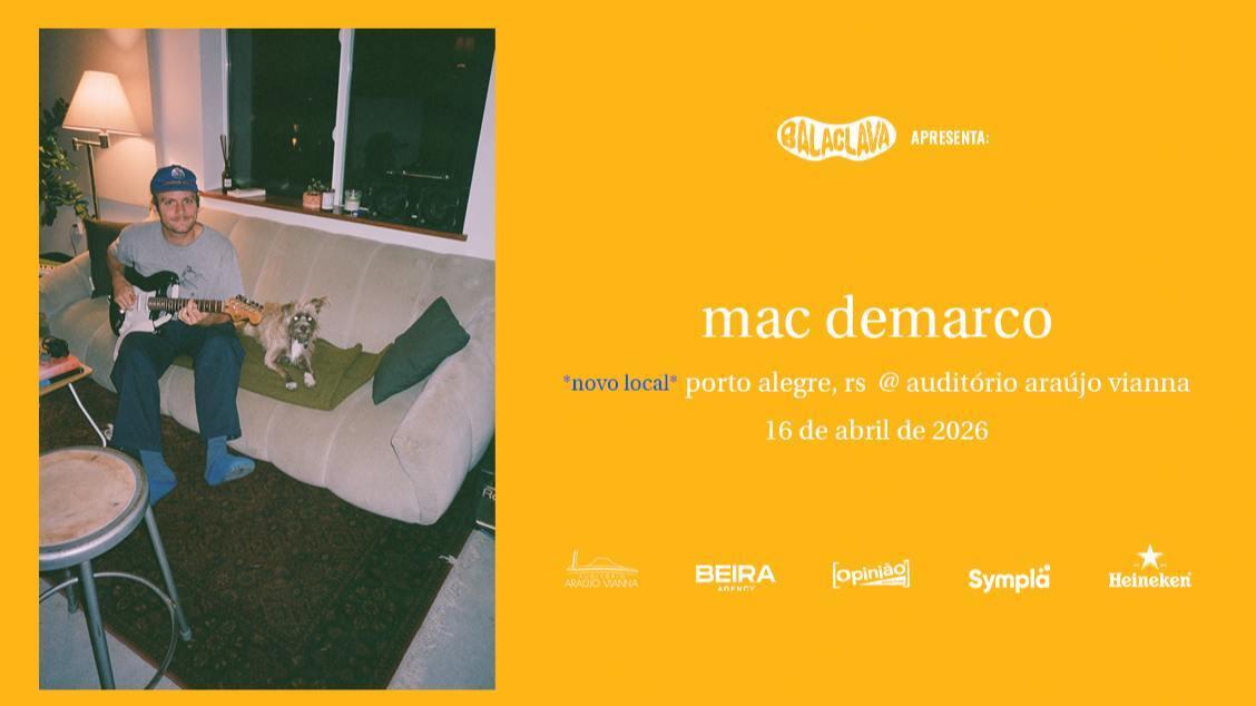 Mac DeMarco | NOVO LOCAL
