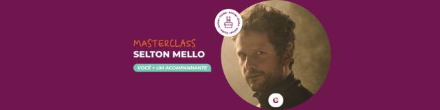 Clube te leva para assistir a Masterclass com Selton Mello!