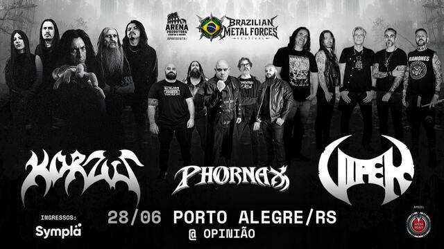 Brazilian Metal Forces – Korzus, Viper e Phornax