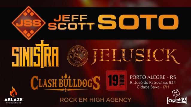 Jeff Scott Soto, Jelusick, Sinistra, Clash Bulldogs & Atração Surpresa